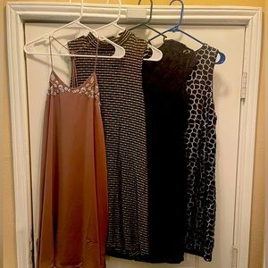 Sleeveless dresses. Dressy.